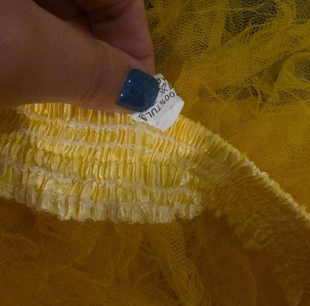 Yellow Xxl Tutu Costume Skirt